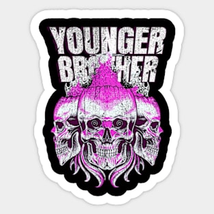 Younger Brother edm Sticker